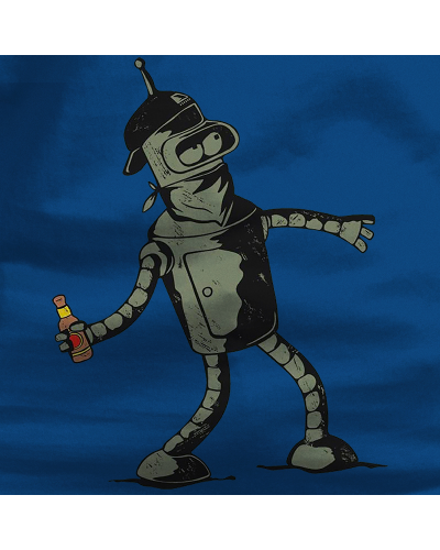 Bender Antifa - Camiseta Hombre Manga Corta