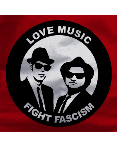 Camiseta Hombre Manga Corta - Blues Brothers Antifa