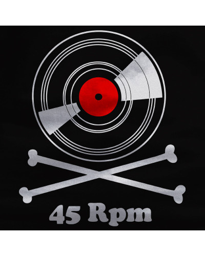 Camiseta Hombre Manga Corta - Vinilo 45 Rpm