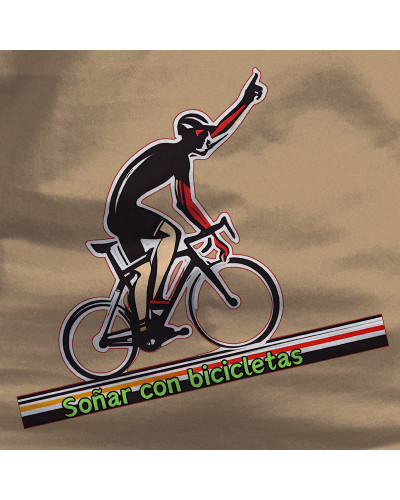 Camiseta Hombre Manga Corta - Soñar Con Bicicletas