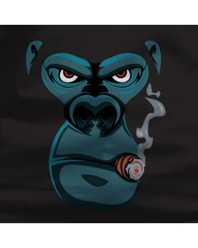 Camiseta Hombre Manga Corta - Smoking Gorilla