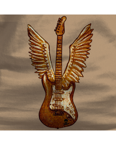Camiseta Hombre Manga Corta - La Guitarra Te Da Alas