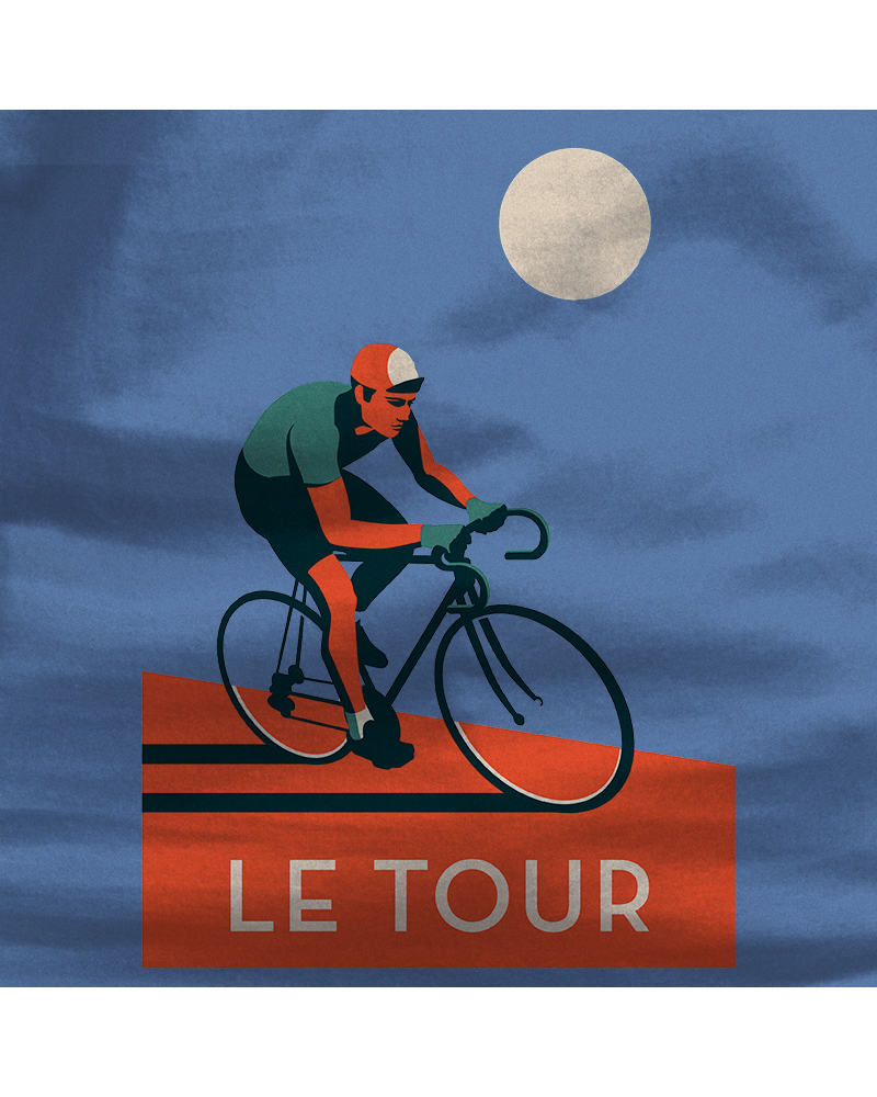 Camiseta Hombre Manga Corta - Le Tour