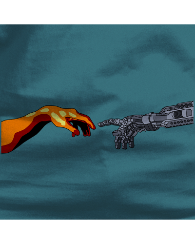 Camiseta Hombre Manga Corta - I God