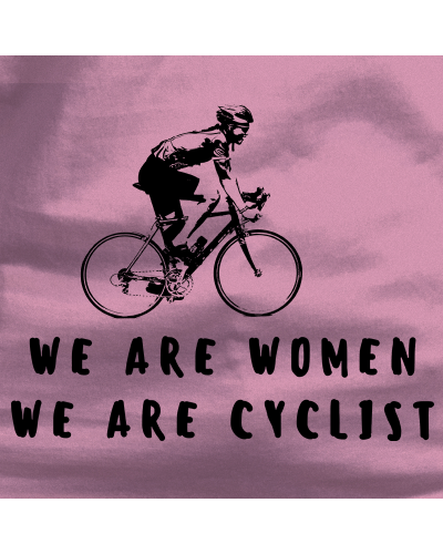 Sudadera mujer con capucha MUJER Y CICLISTA  La Kamiseta K Buskas