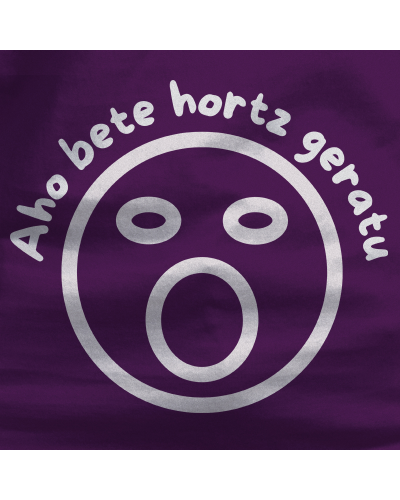 Gizonezkoen Kamiseta - Aho Bete Hortz Geratu