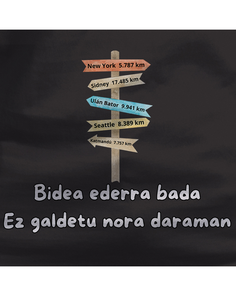 Gizonezkoen Kamiseta - Bide Ederra Bada
