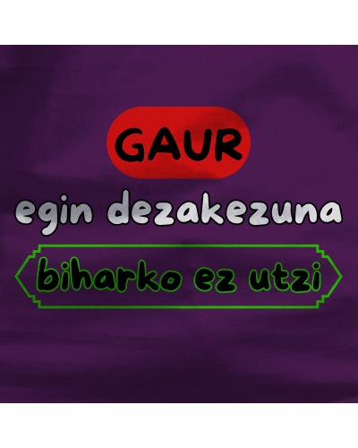 Gizonezkoen Kamiseta - Gaur
