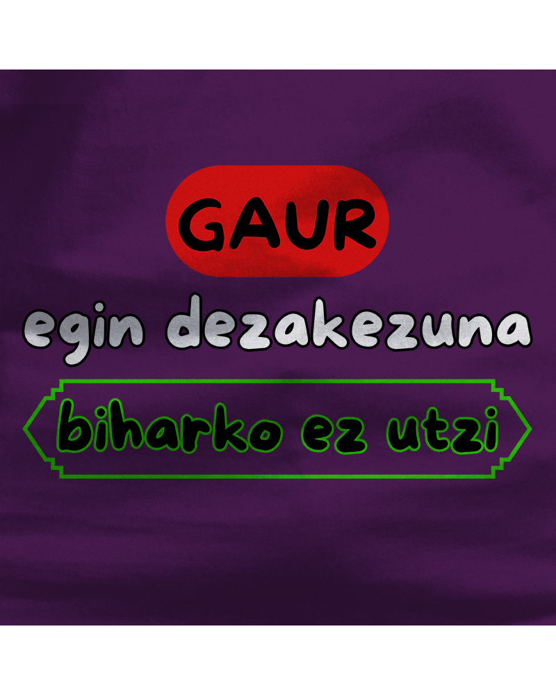 Gizonezkoen Kamiseta - Gaur