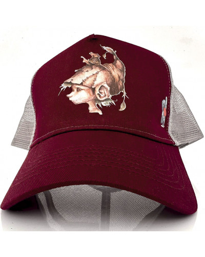 Gorra IRATXOA NAIZ - Burgundy/Gris