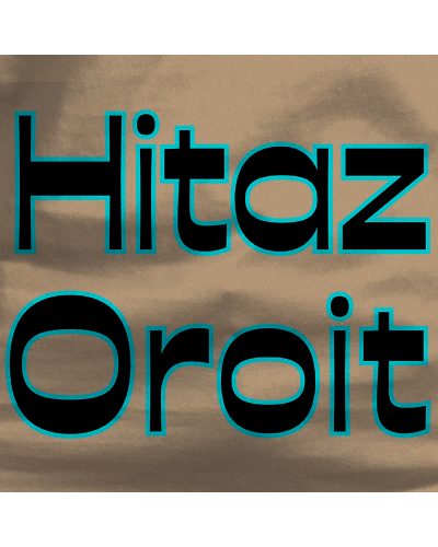 Gizonezkoen Kamiseta - Hitaz Oroit