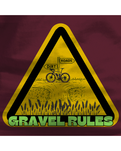 Sudadera hombre con capucha GRAVEL RULES – La Kamiseta K Buskas