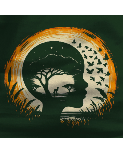 Soñando Sabana -Sudadera Hombre Con Capucha