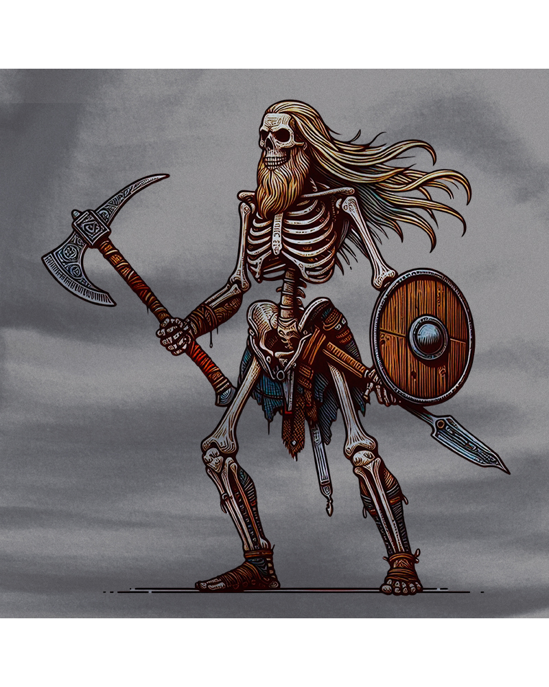 Dead Viking - Sudadera Hombre Con Capucha
