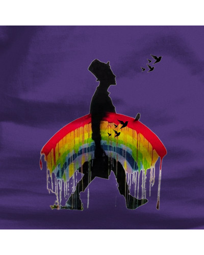 Camiseta Mujer Arcoiris Bajo El Brazo - manga corta