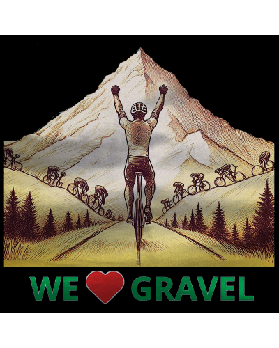We Love Gravel - Camiseta Hombre Manga Larga