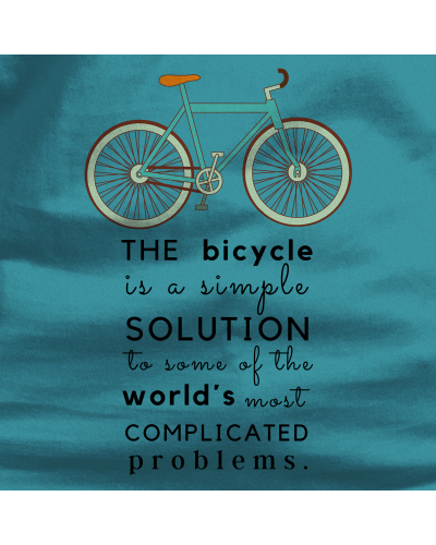 Camiseta Mujer BIKE THE SOLUTION - manga corta