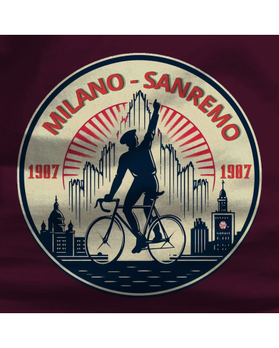 Sudadera hombre con capucha 1907 MILANO SAN REMO – La Kamiseta K Buskas