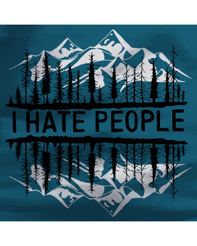 I Hate People - Sudadera Hombre Con Capucha