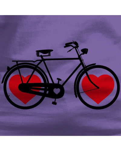 Sudadera hombre con capucha BIKE OF LOVE  La Kamiseta K Buskas