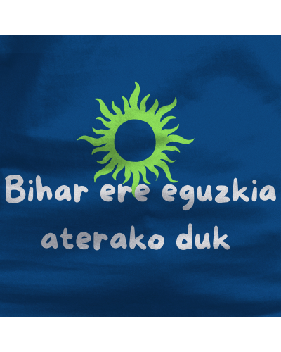 Haurren jertsea kaputxarekin - Bihar Ere Eguzkia Aterako Duk