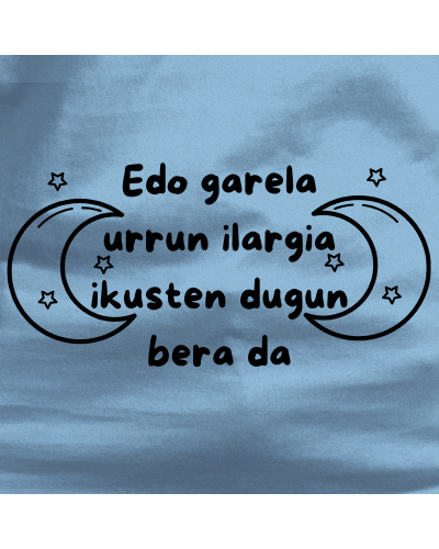 Edo Garela Urrun Ilargia Ikusten Dugun Bera Da