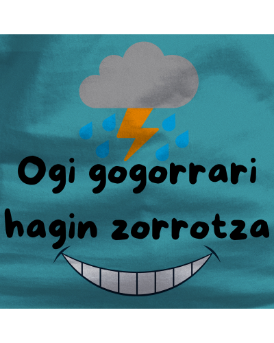 Emakumeen Kamiseta - Ogi Gogorrari Hagin Zorrotza