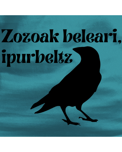 Emakumeen Kamiseta  - Zozoak Belari Ipurbeltz