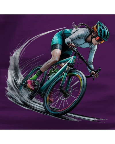 Sudadera Capucha Mujer - Sudadera mujer con capucha CYCLIST WOMEN Â– La Kamiseta K Buskas