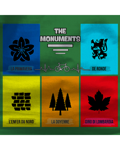 Camiseta Hombre Manga Corta - The monuments