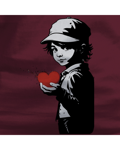 Camiseta Mujer Manga Corta -Corazón En Mano