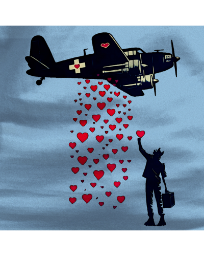 Sudadera mujer con capucha Bombardero De Corazones
