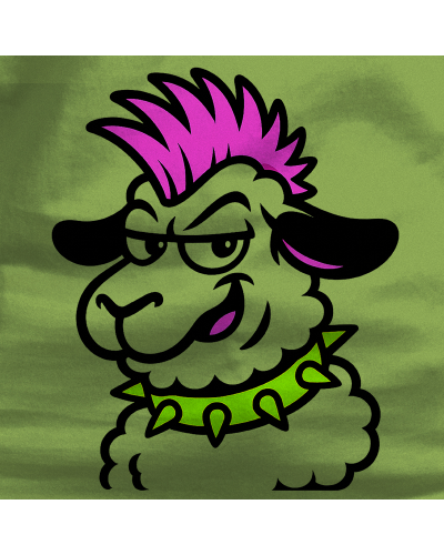 Gizonezkoen Kamiseta-Latxa Punk