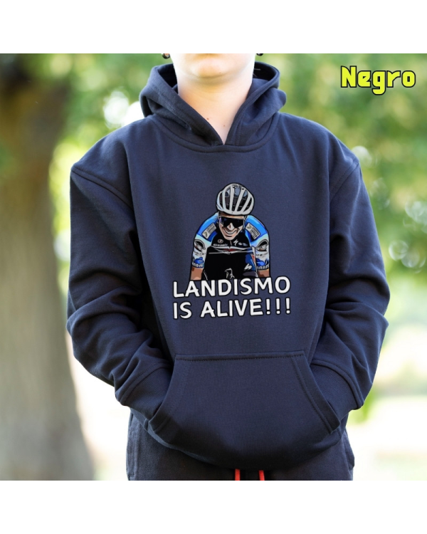 Sudadera niño con capucha Landismo Is Alive  La Kamiseta K Buskas