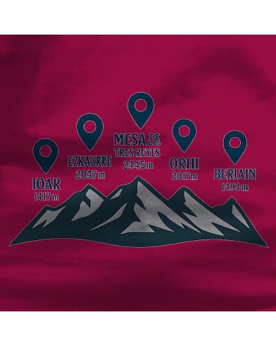 Cumbres Navarras - Sudadera mujer con capucha