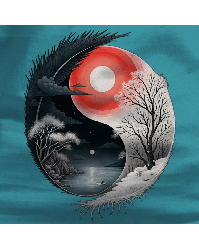 Camiseta Mujer Manga Corta - Yin Yang