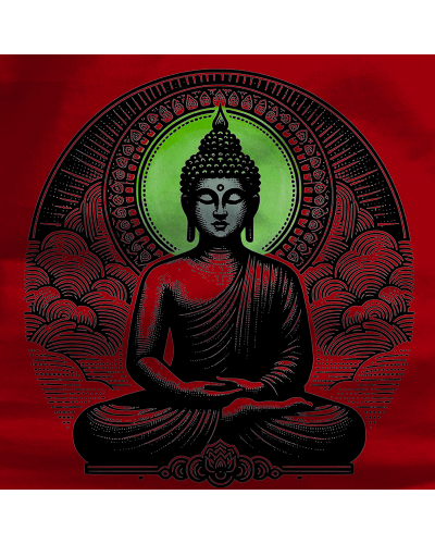 Sudadera hombre con capucha Buda