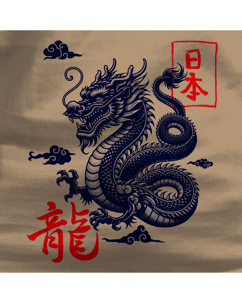 Dragón - Camiseta hombre manga corta