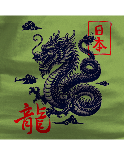 Sudadera hombre con capucha Dragon