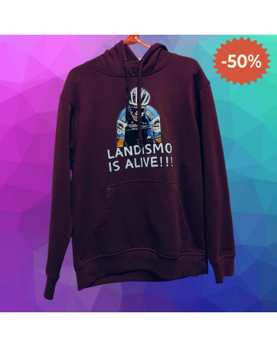 Sudadera Hombre con Capucha Landismo Is Alive