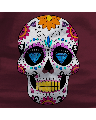Sudadera mujer con capucha Mexican Skull