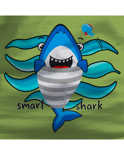 Smart Shark - Camiseta Niño Manga Corta