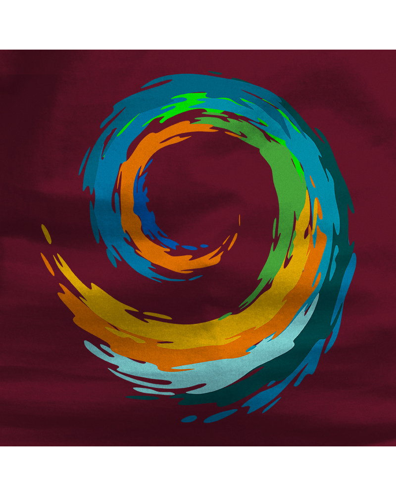 Espiral - Sudadera Hombre Con Capucha