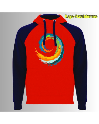 Espiral - Sudadera Bicolor Unisex