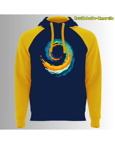 Espiral - Sudadera Bicolor Unisex