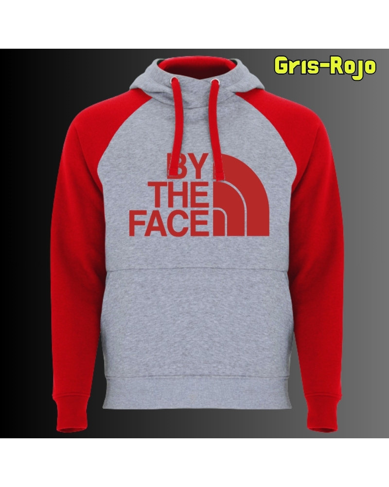 By The Face - Sudadera Bicolor Unisex
