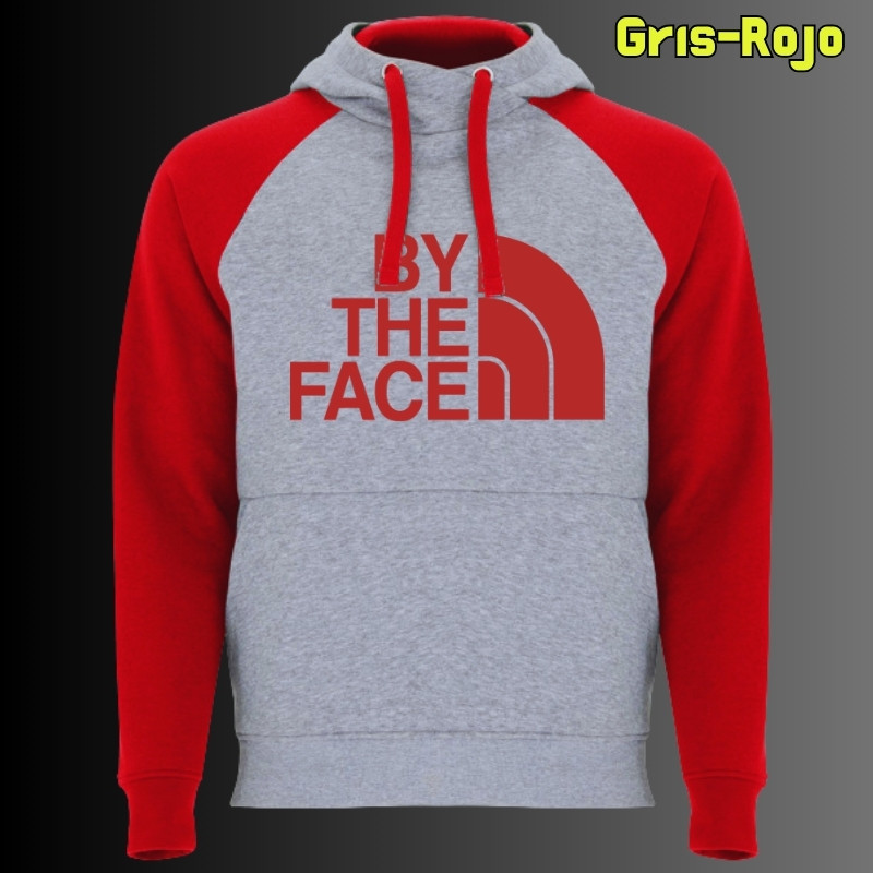 By The Face - Sudadera Bicolor Unisex