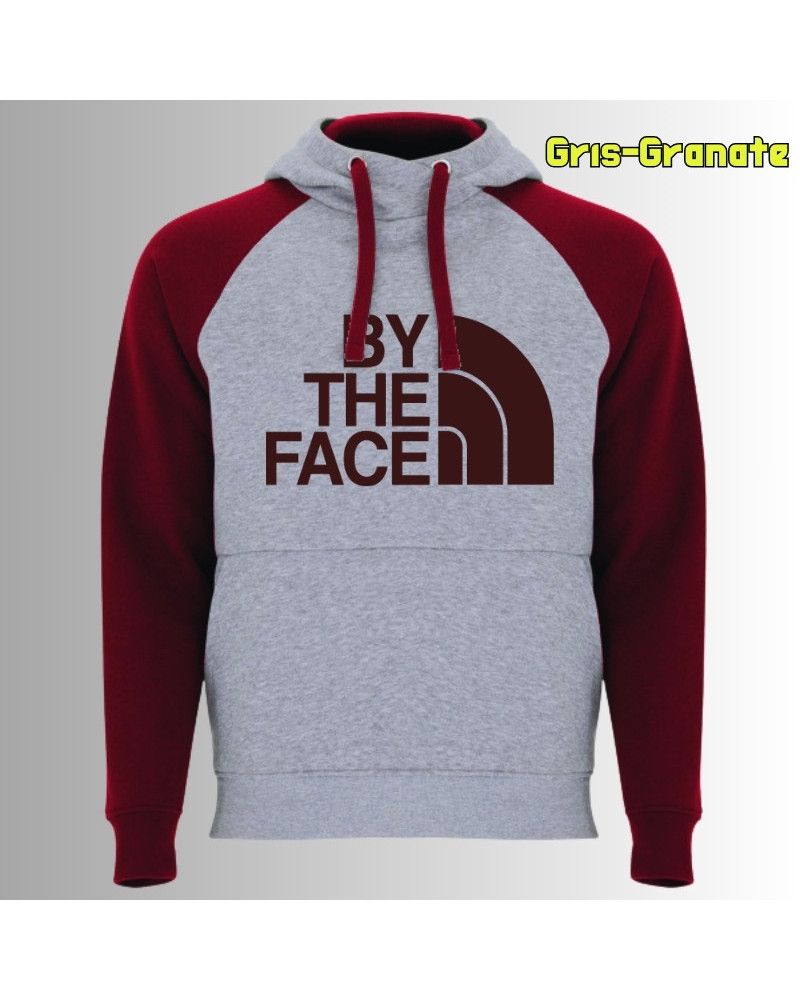 By The Face - Sudadera Bicolor Unisex