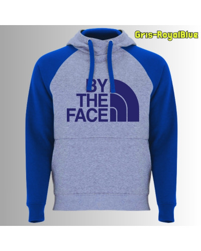 By The Face - Sudadera Bicolor Unisex