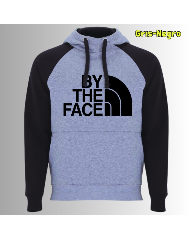 By The Face - Sudadera Bicolor Unisex